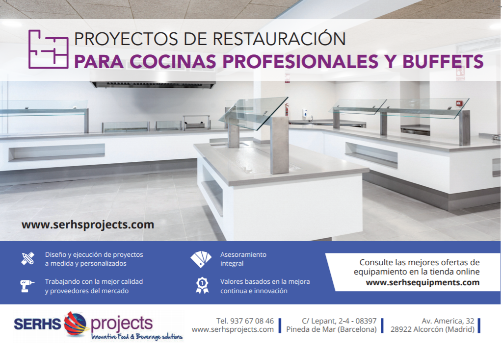 Projectes de restauració cuines professionals i buffets