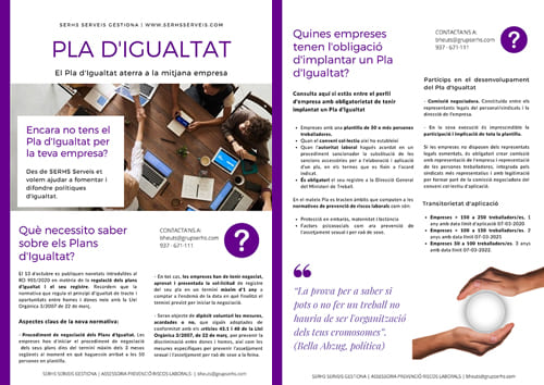 Pla d'igualtat per a empreses